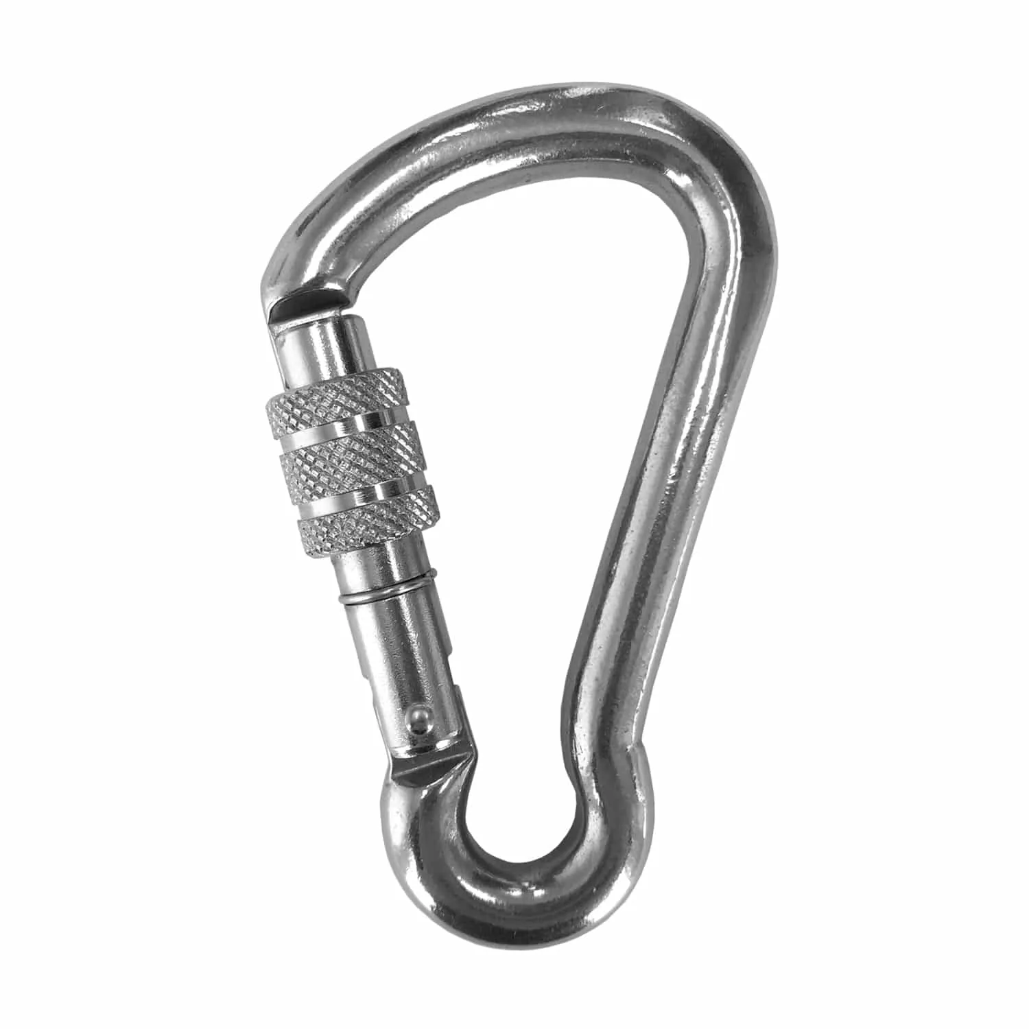 Mosquetón asimétrico Kong con virola de seguridad