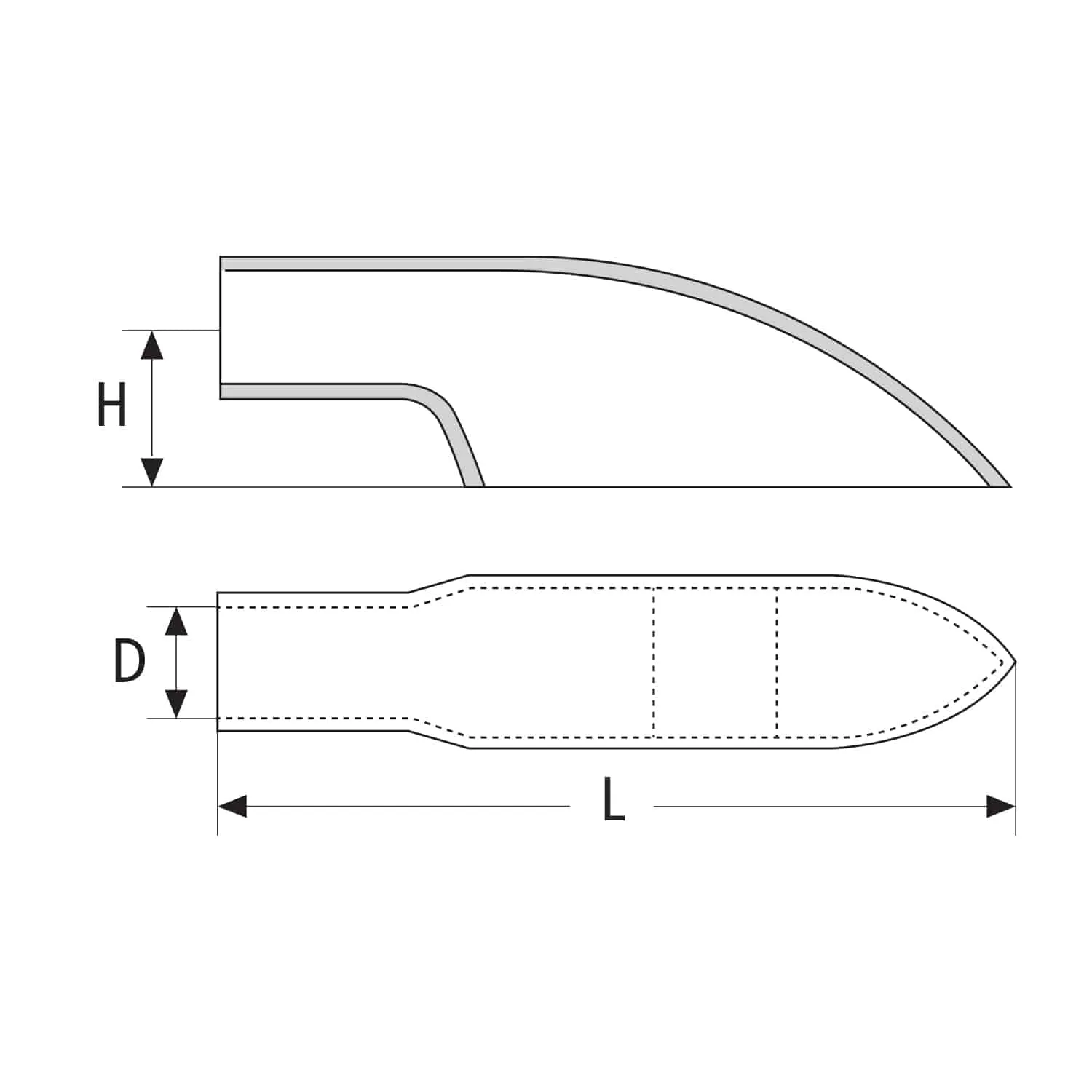 Soporte final pasamano 90º - Imagen 2