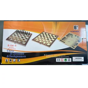 AJEDREZ – DAMAS – BACKGAMMON GR – 90148-9