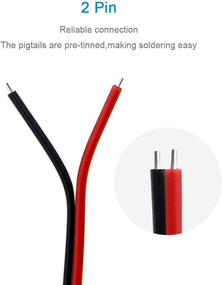 Conector Sm 2 Pines Con Cable 22 Awg – 5M/5H (Pack 10 Unidades) | Mejor Agarre Y Comodidad - Imagen 2