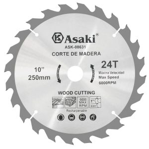 Disco sierra para madera 10″ (250mm) 24 dientes