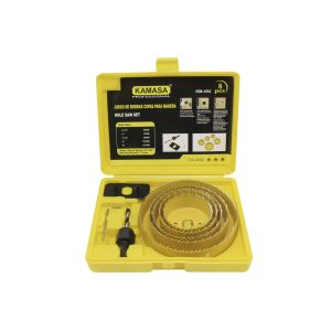 Juego de sierra copas para madera 8 pzas (64-127mm) ***