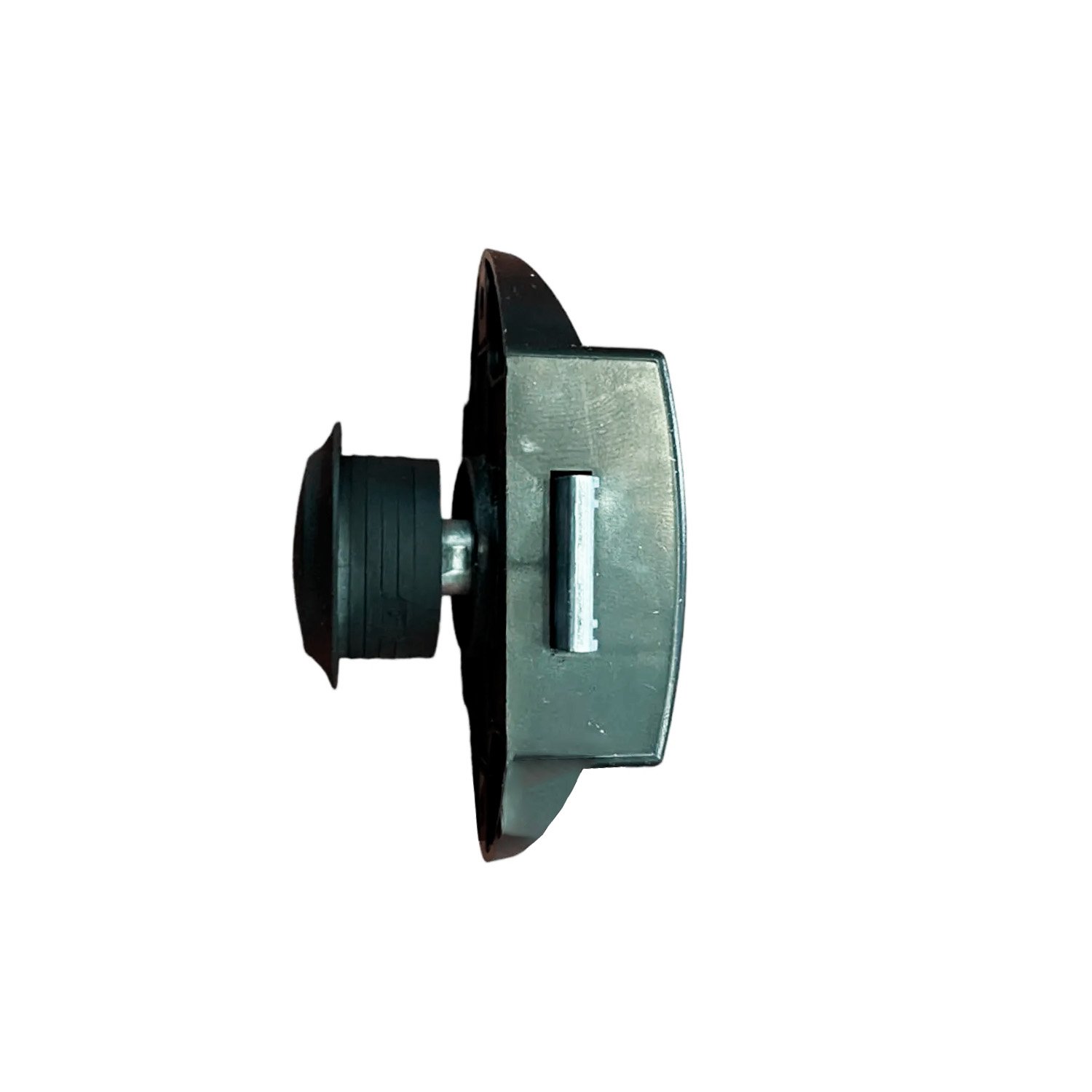 Cierre para Puerta Con Pulsador Negro Brillo - Imagen 2