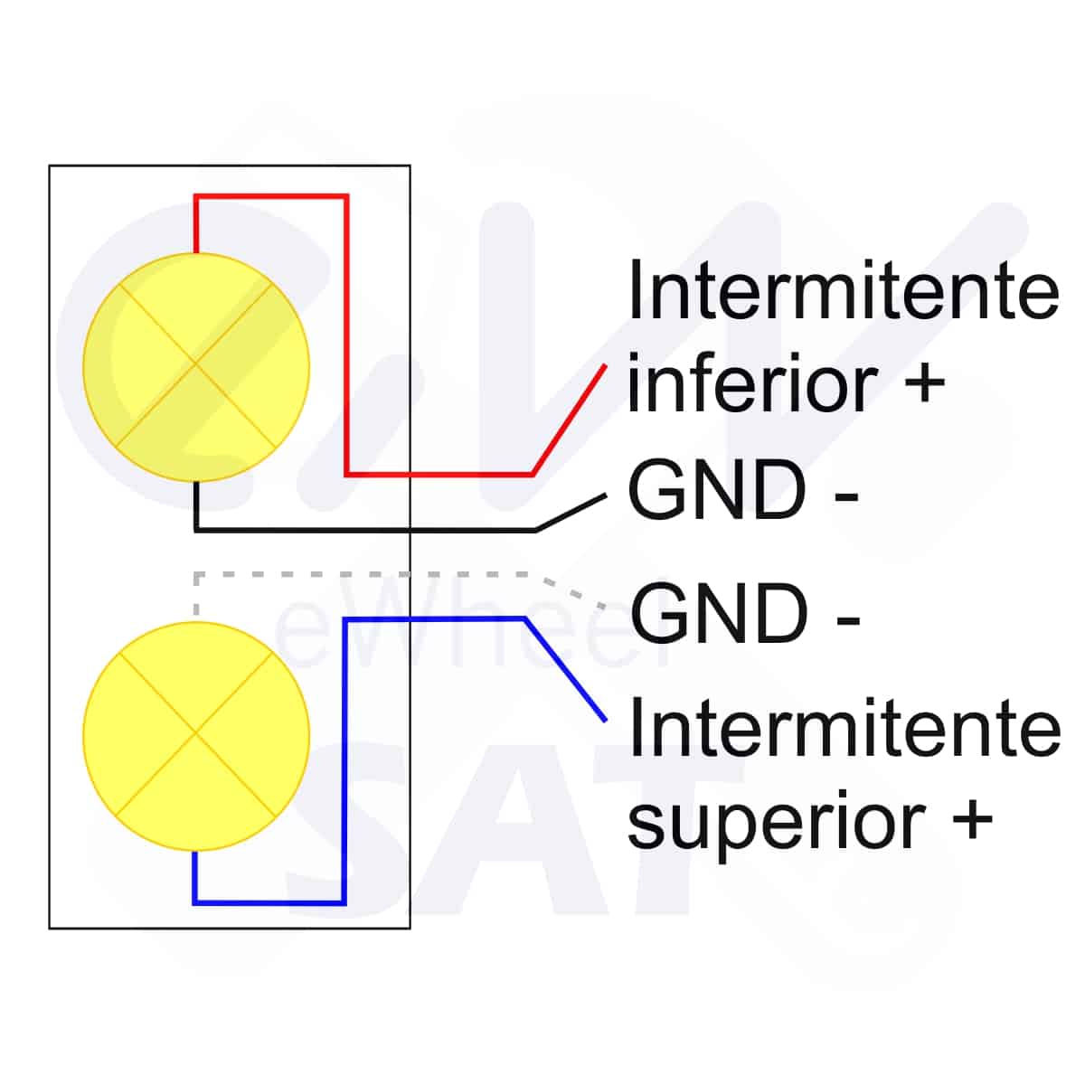 Intermitentes 2 vias para Kugoo M4 Pro. - Imagen 3