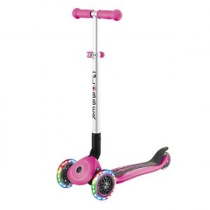PATINETE PRIMO PLEGABLE LUCES RUEDAS ROSA