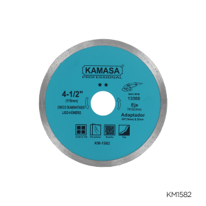 Disco diamantado continuo 4.5″ (115mm) húmedo gris