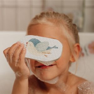 FLORES Y MARIPOSAS BAÑERA