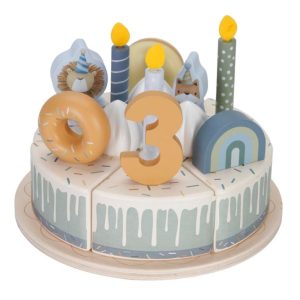 PASTEL DE CUMPLEAÑOS AZUL