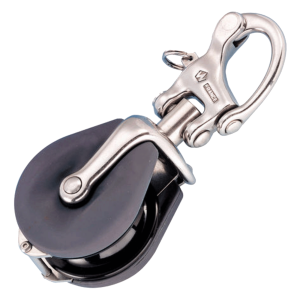 Pasteca Wichard con mosquetón articulado cabo max 18 mm