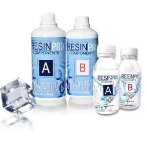 Kit 800gr de resina transparente + 320gr de resina Liquidissima