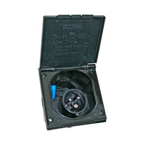 Toma Exterior 230V Negra