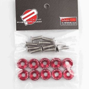 Arandela Tornillo De Aluminio Rojo (Pack 10 Unidades) | Mejor Agarre Y Comodidad