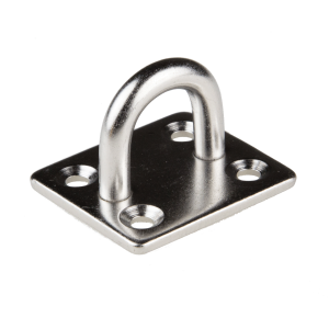 Cadenote platina de acero inoxidable con base