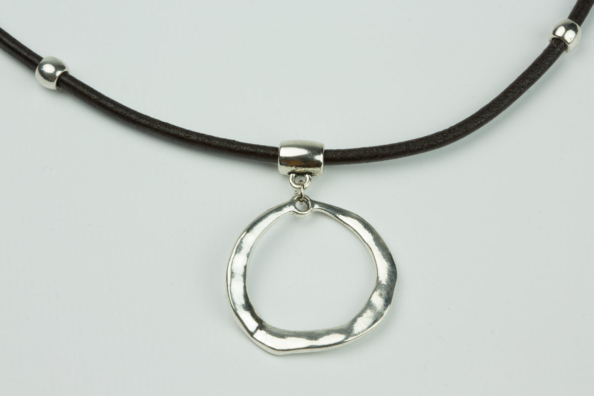 Collar colgante de aro - Imagen 2