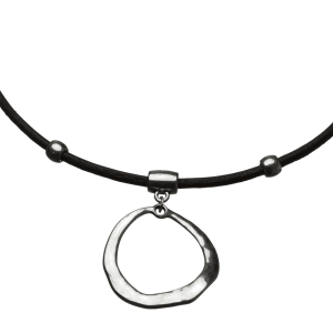 Collar colgante de aro