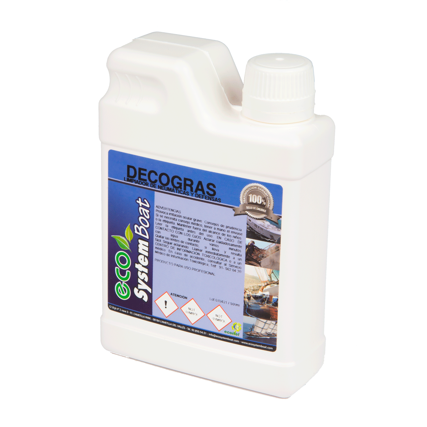 Decogras limpiador de neumáticas y defensas