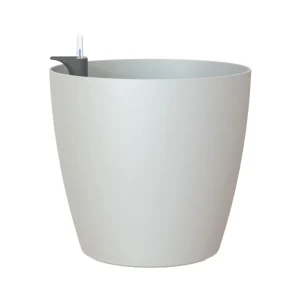 Hidrojardinera con kit de autoriego modelo San Remo 30xH27,3cm gris claro