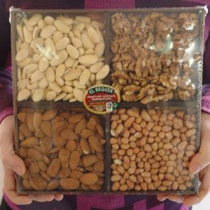 Cesta de 4 frutos secos ecológicos