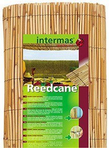 Rollo de bambú chino natural de 1 x 5 metros