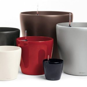 Hidrojardinera autoriego Lechuza Trend Clasico 35 cm. color Blanco