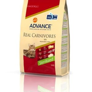 Comida para gatos de alta gama Affinity Advance Real Carnivores Sterilized 0,8 Kg.