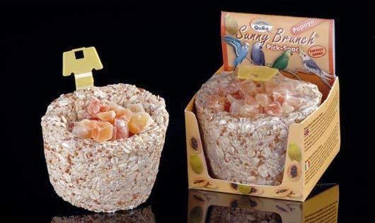 Sunny Brunch Pick-Snack de papaya para periquitos y papagayos 140 gr