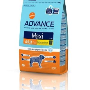 Comida para perros de raza grande Advance Maxi Adult Chicken & Rice (3 Kg.)
