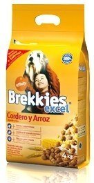 Comida para perros Affinity Brekkies Excel Cordero y arroz 4 Kg.