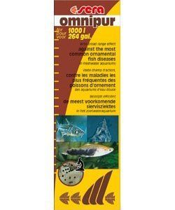 Para combatir las enfermedades más comunes de los peces de acuario Sera Omnipur (50 ml.)