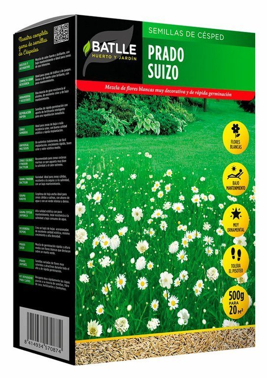 Semillas de césped Prado Suizo Batlle (500 gr)