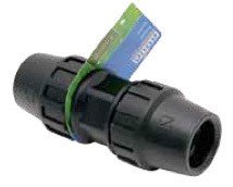 Enlace para tubería de riego de polietileno med. 25 mm