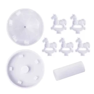 Molde carrusel de caballos