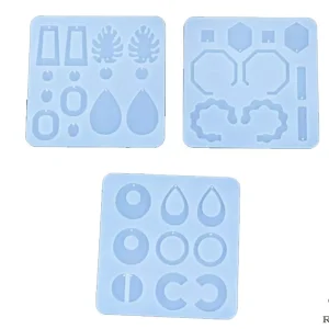 3 moldes para pendientes