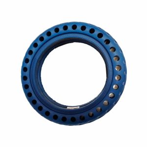Rueda Maciza Agujereada 8.5×2 Azul