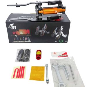 Suspension Monorim V4 – Negro y dorado – Patinete Ninebot Max G30