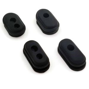 Juego completo tapones de silicona para Xiaomi M365 y Pro – Color: negro