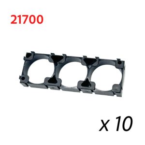 Soporte De Batería Litio De 21700 (10 Unidades) (3 Pin 21,3 Mm) | Mejor Agarre Y Comodidad